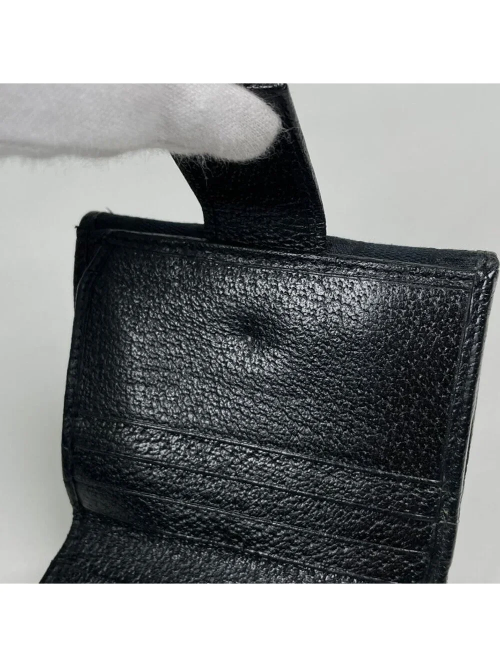 Gucci Bifold Wallet GG Pattern Canvas Black